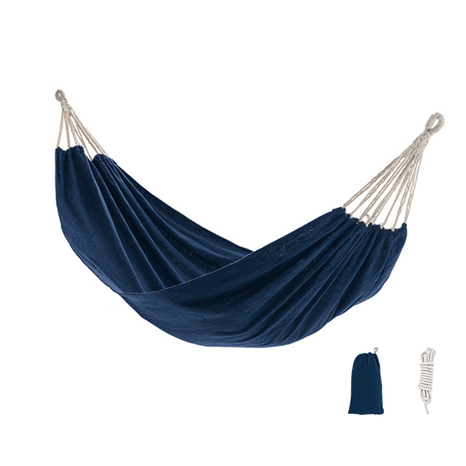 Cheap Goat Tents Garden Cotton Hammock Portable Hammock Single Or Double Hammock 2 Person Hammock With Bag Camping Accessories For Outdoor Indoor   